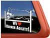 Bernese Mountain Dog Agility Window Decal