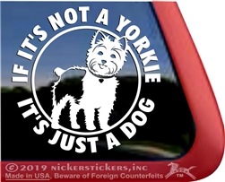 Yorkie Window Decal