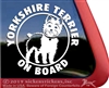 Yorkie Window Decal