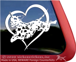 Custom Dalmatian Dog Car Truck RV Window iPad Tablet Laptop Decal Sticker