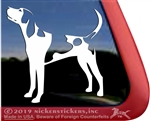 Custom Coonhound Window Decal