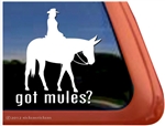 Saddle Mule Window Decal