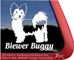 Biewer Terrier Window Decal