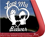 Biewer Terrier Window Decal