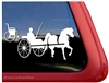 Wheelchair Hippotherapy Horse Trailer Car Truck RV Window Decal Sticker