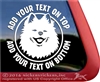 Custom Smiling Pomeranian Dog Car Truck RV Window Decal Sticker