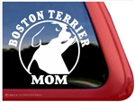 Boston Terrier Mom Dog Car Truck RV Window Decal Sticker