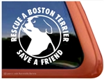 Boston Terrier Window Decal