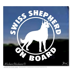Swiss Shepherd Window Decal