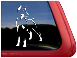 Doberman Window Decal