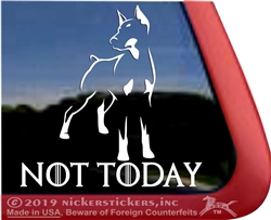 Doberman Window Decal