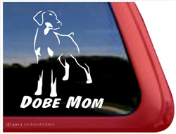 Doberman Window Decal