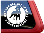 Doberman Window Decal