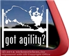 Got Agility Aussie Australian Shepherd Agility Dog Car Truck RV Window Decal Sticker
