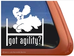 Cocker Spaniel Agility Dog Window Decal