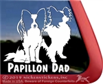 Papillon Window Decal