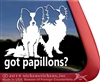 Papillon Window Decal