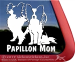 Papillon Window Decal