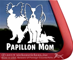 Papillon Window Decal