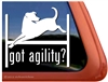 Labrador Retriever Agility Dog Window Decal