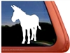 Custom Donkey Equine Trailer Car Truck RV Window Decal Sticker