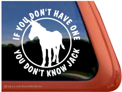 Donkey Window Decal