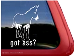 Donkey Window Decal