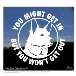Swiss Shepherd Window Decal