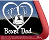 Boxer Dog Car Auto Window iPad Decal Sticker