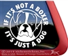 Boxer Love Dog Decal Sticker Car Auto Window iPad