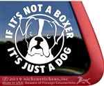 Boxer Love Dog Decal Sticker Car Auto Window iPad