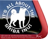 Shiba Inu Window Decal