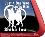 Shiba Inu Window Decal