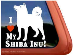 Shiba Inu Window Decal