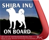 Shiba Inu Window Decal