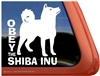 Shiba Inu Window Decal