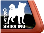 Shiba Inu Window Decal