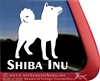 Shiba Inu Window Decal