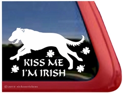 Irish Wolfhound Window Decal