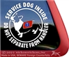 Cardigan Welsh Corgi Service Dog Window Decal