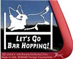 Corgi Agility Dog Window Decal