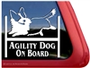 Corgi Agility Dog Window Decal