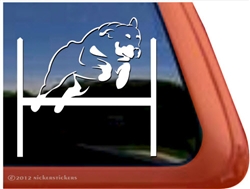 Rottweiler Agility Dog Window Decal