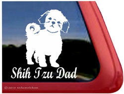 Shih Tzu Window Decal