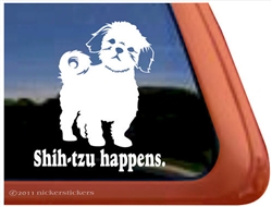 Shih Tzu Window Decal