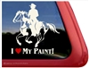 American Paint Rider Window Decal