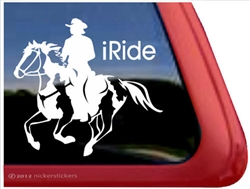 American Paint Rider Window Decal