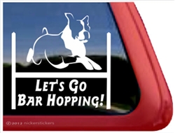 Boxer Agility Dog Decal Sticker Car Auto Window iPad