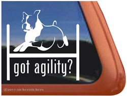 Boxer Agility Dog Decal Sticker Car Auto Window iPad