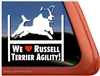 Jack Russell Terrier Agility Dog Window Decal